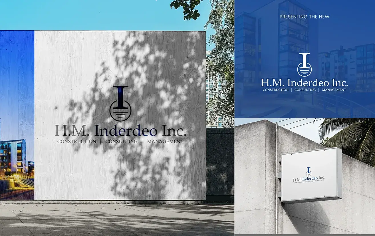 Logo Design For H.M. Inderdeo Inc.