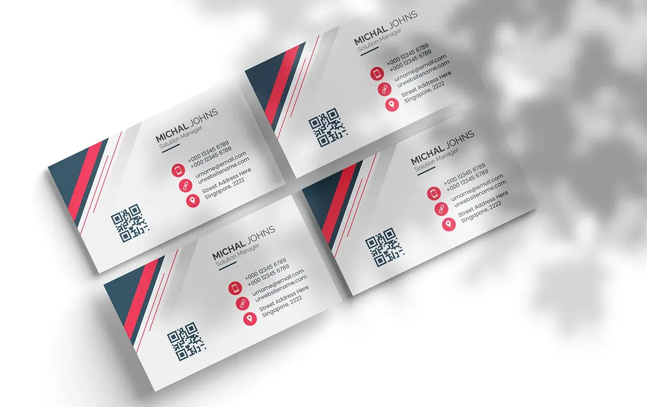 Horizontal Business Card Design